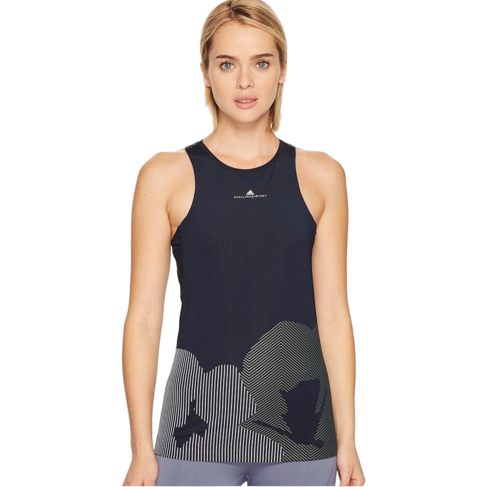 🎬Adidas Stella McCartney Navy Tank Top sleeveless size L GUC